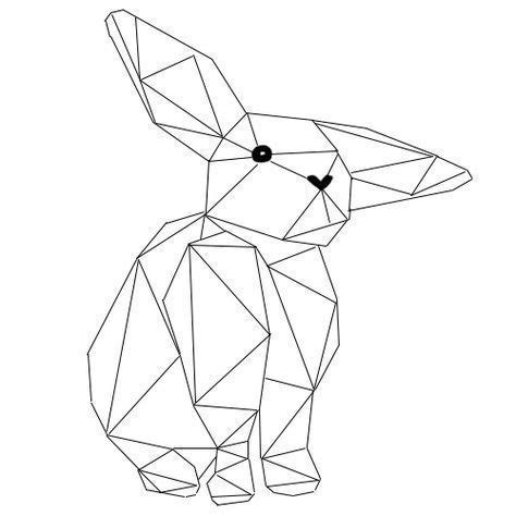 Top 10 rabbit geometric tattoo ideas and inspiration